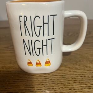 Rae Dunn Halloween FRIGHT NIGHT Mug NWT
